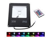 Ultrathin 30W 85 265V LED Flood Light Floodlight IP65 Water resistant Environmental friendly for Outdoor Pathway Garden Yard Warm White White RGB