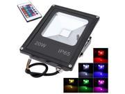 Ultrathin 20W 85 265V LED Flood Light Floodlight IP65 Water resistant Environmental friendly for Outdoor Pathway Garden Yard Warm White White RGB