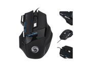 3200 DPI 7 Button 7D LED Optical USB Wired Gaming Mouse Mice for Laptop PC Professional Gamer Adjustable Black