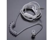 Anti radiation Air Tube Stereo Headset Monaural In Ear MIC Headphones with Earbud for iPhone Samsung Xiaomi MP3 Tablet PC