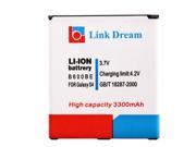 Link Dream 3.7V 3300mAh Rechargeable Li ion Battery High Capacity Replacement for B600BE Galaxy S4 I9500 i545 i337