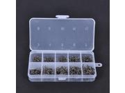 600pcs Fish Jig Hooks with Hole Fishing Tackle Box 3 12 10 Sizes Carbon Steel
