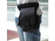 Drop Leg Bag Motorcycle Outdoor Bike Cycling Thigh Pack Waist Belt Tactical Bag Multi purpose Black