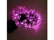 50 LED Solar Christmas String Light Outdoor Fairy Flower Blossom Decoration Xmas Wedding Party Garden Lights