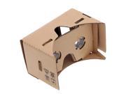 DIY Google Cardboard Virtual Reality VR Mobile Phone 3D Viewing Glasses for 4.5 Screen