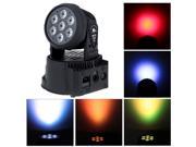 DMX 512 Mini Moving Head Light 4 In 1 RGBW LED Stage PAR Light Lighting Strobe Professional 5 13 Channel Party Disco Show 70W AC 100 240V Sound Active
