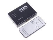 HDMI Switch Mini 3 Port 1080P Video HDMI Switch Switcher Splitter with IR Remote