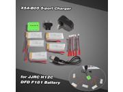 Super Fly 5 port Fast Charger Sets X5A B05 VA30A with 3.7V 750mAh Lipo Battery and JST Charging Cable for RC Helicopter Quadcopter JJRC H12C DFD F181 MJX X40