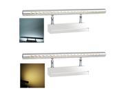 5050 SMD 21 LED 5W Mirror front Lighting Wall Lamp with Switch Stainless Steel Bathroom 85 220V Warm White