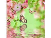 DIY Handmade Diamond Painting Set Butterflies on the Lake Resin Rhinestone Pasted Cross Stitch for Home Decoration