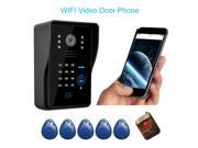 WiFi Video Door Phone IR Night Vision Video Record Home Security Rainproof