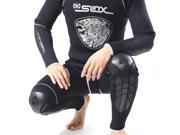 SLINX 5mm Men Neoprene Long Sleeve Wetsuit Diving Winter Swimming Surfing Windsurfing Snorkelling Swimsuit Swimwear with Hood Cap