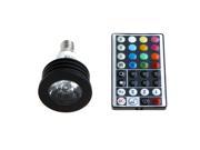 Colorful LED RGB 4W E14 Light Bulb Spotlight