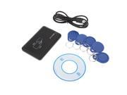 Contactless 14443A Card Encoder IC Card Reader Writer with 5pcs Cards 5pcs Key Fob USB Interface 13.56MHZ RFID