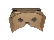 DIY Google Cardboard Virtual Reality VR Mobile Phone 3D Viewing Glasses for 5.0 Screen