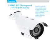 MY 307 Waterproof Webcam 1080P 2.0MP IP Cloud Camera 36IR LED IR CUT Outdoor Indoor Support Phone Control