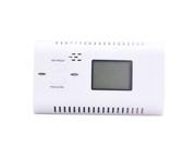 Battery Operated CO Carbon Monoxide Detector Alarm Human Voice Warning Battery Powered Backlight Digital LCD Display