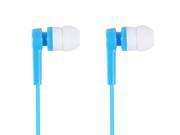 Stylish In Ear Stereo Earphone Earbud Headphone for iPod iPhone MP3 MP4 Smartphone White Blue
