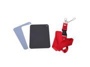 3 in 1 13*9cm Pocket Size Digital White Black Grey Balance Cards 18% Gray Card with Neck Strap for Digital Photography