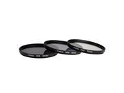 Andoer 62mm Fader ND Filter Kit Neutral Density Photography Filter Set ND2 ND4 ND8 for Nikon Canon Sigma Sony DSLRs