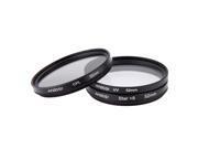 Andoer 52mm Filter Set UV CPL Star 8 Point Filter Kit with Case for Canon Nikon Sony DSLR Camera Lens
