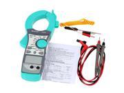 HoldPeak HP 223 Digital LCD Dual display Clamp Meter Multimeter DC AC Voltage 2000A Current Resistance Capacitance Diode Continuity Tester with Test Lead Auto R