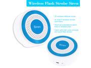 Wireless Strobe Siren standalone Alarm for GSM Home Security Alarm System 433MHz