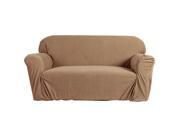 High Quality Elastic Soft Polyester Spandex Slipcover Couch Sofa Cover 2 Seater Camel