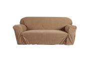 High Quality Elastic Soft Polyester Spandex Slipcover Couch Sofa Cover 3 Seater Camel