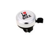 I Love My Bike Printed Clear Sound Cute Bike Alarm Warning Ring Bell Bicycle Accessory