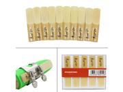 Lade 10pcs Pieces Reed Strength 2.5 2 1 2 Reed Bamboo for Traditional bB Clarinet Accessories