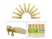 Lade 10pcs Pieces Tenor bE Saxophone Reed Strength 2.5 2 1 2 Reed Bamboo