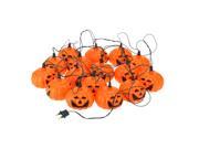 16 PCS Pumpkin Lamp Wonderful Jack O Lantern Lights Excellent Led String Light Decorated Production for Halloween