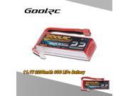 GoolRC 3S 11.1V 2200mAh 30C Li Po Battery with T Plug for RC 450 Helicopter QAV250 H280 H300 Quadcopter Multicopter