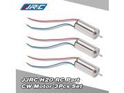 3Pcs Original JJRC H20 RC Hexacopter Part CW Motor H20 08