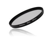 Andoer 67mm ND2 Filter Neutral Density Photography Filter for Nikon Canon Sony DSLR Cameras