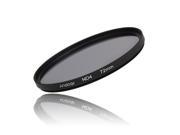 Andoer 72mm ND4 Filter Neutral Density Photography Filter for Nikon Canon Sony DSLR Cameras