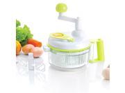 Anself Multi functional Manual Food Vegetable Chopper Salad Maker Slicer for Fruit Onion Garlic Coleslaw