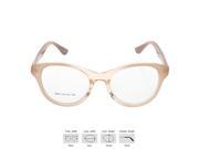 Fashionable Gradient Color Big Lenses Eyeglasses Glasses Frame Pink