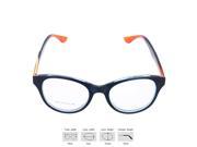 Fashionable Gradient Color Big Lenses Eyeglasses Glasses Frame Dark Blue