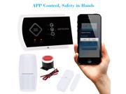 ZONEWAY Wireless Android IOS APP 433Mhz Autodial GSM SMS Security Alarm System Remote Control 850 900 1800 1900 MHz