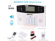 KKmoon® 106 Wired Wireless Defense Zones GSM SMS Home Security Alarm System Door Sensor Kit