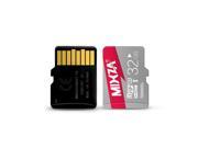 MIXZA High Capacity 32GB TF Flash Memory Card Transflash Class 10 80MB s Write Speed for Smartphone Tablet