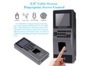 Biometric Fingerprint Access Control System TCP IP RS485 Attendance Machine Electric RFID Card Reader Sensor