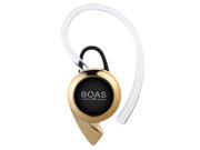 BOAS LC 888 Mini Stereo Wireless Bluetooth Headphone Handsfree Headset with Mic Bluetooth 4.1 ERD Earphone In Ear Voice Prompt Number Reporting with Earhook
