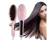 2015 Hot Sale Professional Automatic Straightening Irons Comb With LCD Display Electric Straight Hair Comb Straightener Iron Brush