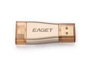 Eaget i50 USB3.0 to Lightning OTG 32G Flash Pen Drive USB Disk for iphone 6 6s Plus ipod ipad MFI Certificated
