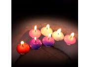 Anself 20pcs Water Floating Candles Home Decoration Valentine Wedding Birthday Party Dedals Paraffin Wax Candles