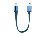 dodocool MFi Certified Canvas Braided Lightning to USB Charge and Sync Cable 0.5ft 15cm for Apple