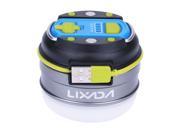 LIXADA 3W 280LM 3 Lighting Modes 12LEDs Camping Lantern 3000mAh Power Bank USB Rechargeable with Magnet Ultra Bright Portable Tent Work Emergency Light Camping